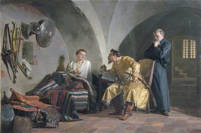 偽のドミトリー 1 世、アダム ウィスニョヴィエツキ邸、1876 年 作： Nikolai Vasilyevich Nevrev
