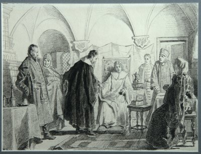 マリア・イワノフナ・クロポワ、皇帝ミハイル・フョードロヴィチの花嫁、1884年 作： Nikolai Vasilyevich Nevrev