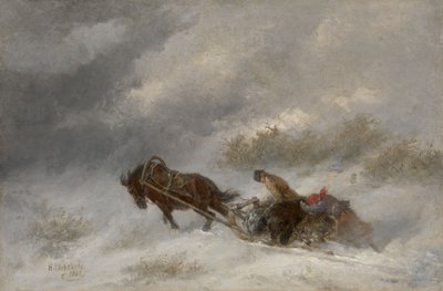 ブリザードのクマハンター 作： Nikolai Yegorovich Sverchkov