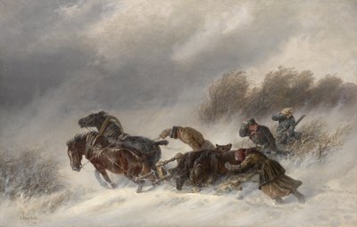 熊狩りからの帰還、1881 作： Nikolai Yegorovich Sverchkov