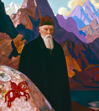 ニコライルーリッヒの肖像の複製」 作： Nikolai Konstantinowitsch Roerich