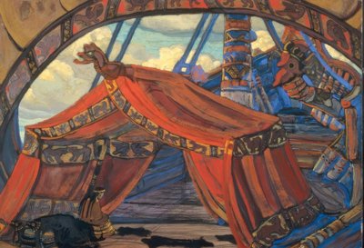 ワグナー、トリスタン- Roerichによる舞台 作： Nikolai Konstantinowitsch Roerich