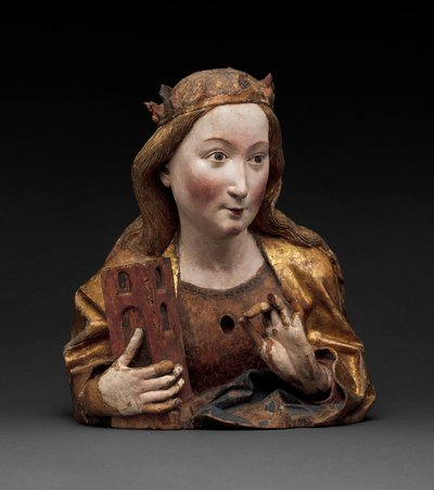 聖バーバラの聖遺物の胸像、1465年頃 作： Nikolaus Gerhaert von Leyden
