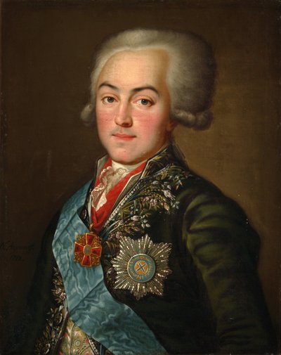 ニコライ・ペトロヴィッチ・シェレメテフ伯爵の肖像1751-1809、1798 作： Nikolay Ivanovich Argunov