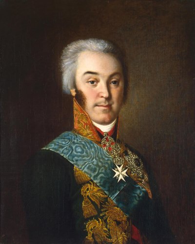 ニコライ伯爵ペトロヴィッチシェレメーチエフ1751-1809、1800年代の肖像 作： Nikolay Ivanovich Argunov