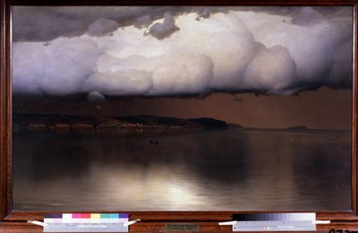 沈黙。 Peinture de Nikolai Nikanorovich Dubovskoy (1859-1918)、huile sur toile 作： Nikolay Nikanorovich Dubovskoy