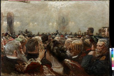 ドゥボフスコイ、ニコライ・ニカノロヴィッチ（1859-1918）の旅順裁判 作： Nikolay Nikanorovich Dubovskoy