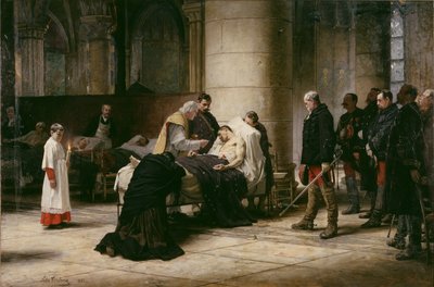 英雄の死、1888 作： Nils Forsberg the Elder