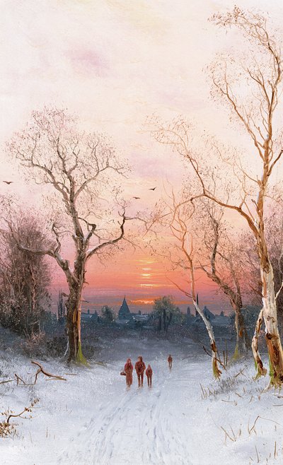 帰宅 作： Nils Hans Christiansen
