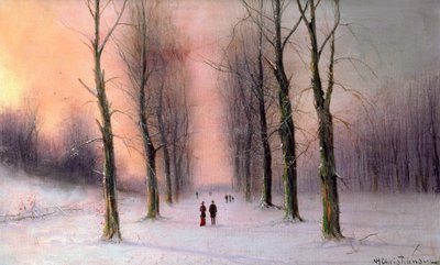 雪景色-ワンステッドパーク 作： Nils Hans Christiansen