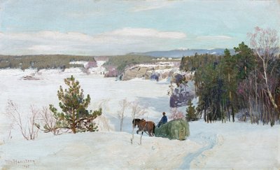 冬の風景 作： Nils Hansteen