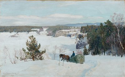 冬の風景 作： Nils Hansteen