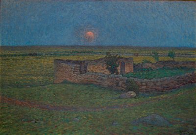 エーランド島に昇る月 作： Nils Kreuger