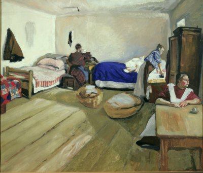 NJSimonowitsch-Jefimowa、メイドの部屋 作： Nina Jakowlewna Simonowitsch Jefimowa