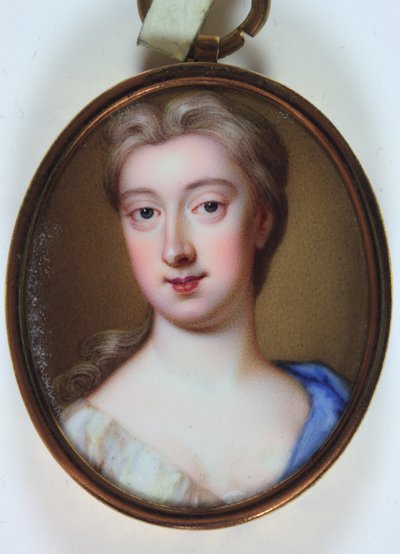 レディ・ヘンリエッタ・キャベンディッシュ・ホレス・ハーレー（金にエナメル 作： Noah or Seeman Abraham (fl.1751) (attr.to) Seaman