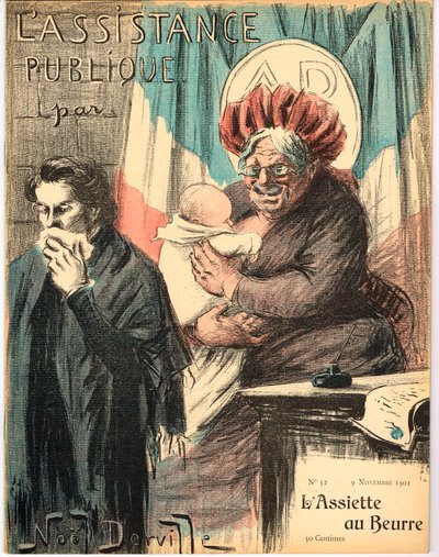 The Butter Plate」の表紙、Satirique en Colours 作： Noel Dorville