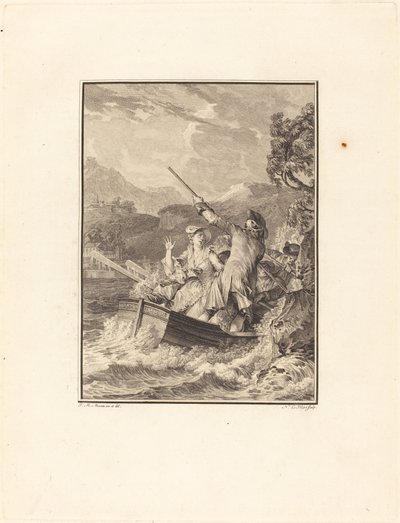 樹皮 作： Noël Le Mire after Jean Michel Moreau