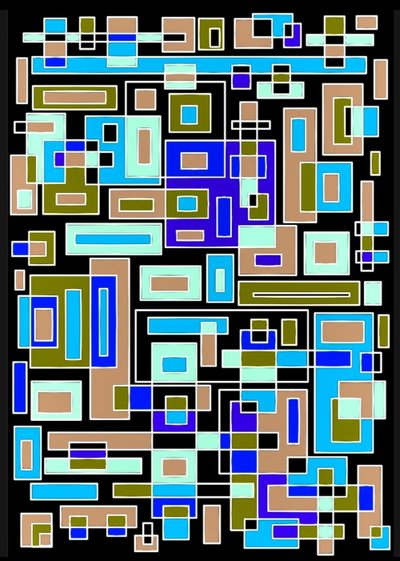 幾何学的形状 作： Nomi Morina