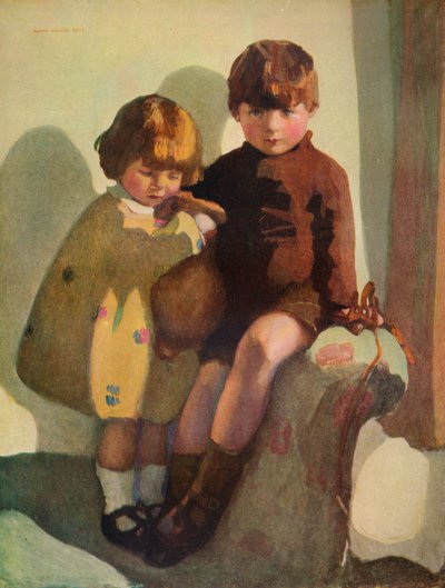 イアンとローズマリー、c1923 作： Norah Neilson Gray