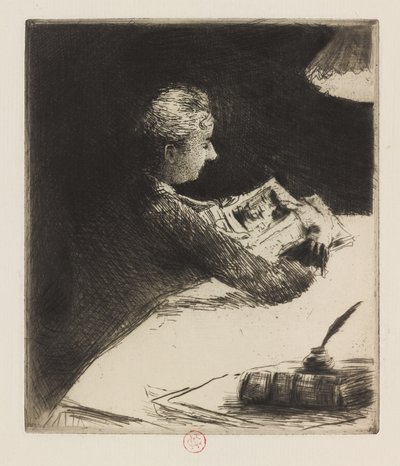 1864〜94年の夜の読書 作： Norbert Goeneutte