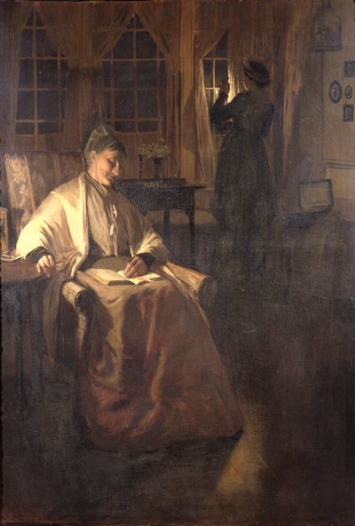 彼女の信号、1892年 作： Norman Garstin