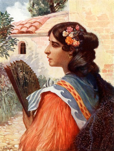 スペインの女性 作： Norman Hardy