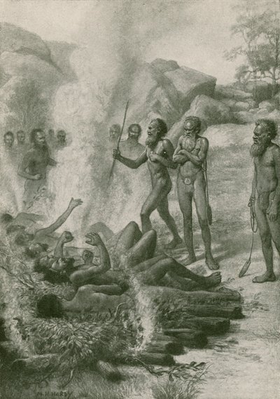 火の試練、トーテム式 作： Norman Hardy