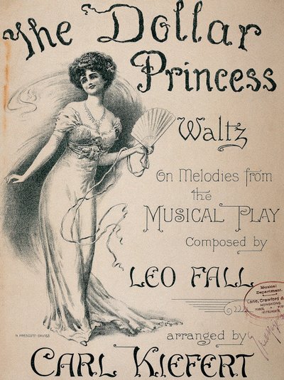 ミュージカル「The dollar princess」のポスター 作： Norman Prescott Davies