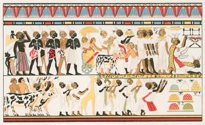 ハミティック芸術作品：古代エジプトの壁碑文 作： North American