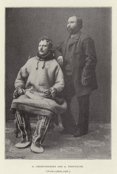OクリストファーセンとAトロンハイム（モノクロ写真 作： Norwegian Photographer