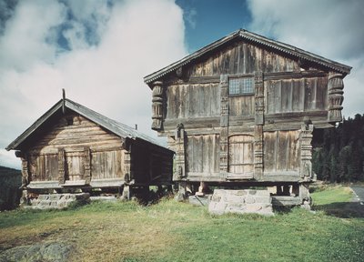 1712年に建てられた農民の家 作： Norwegian School