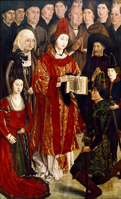 セントビンセントの祭壇画、1460 作： Nuno Goncalves or Gonzalvez