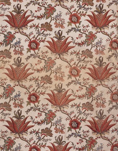 花柄、1785年、1785年。 作： Oberkampf Manufactory