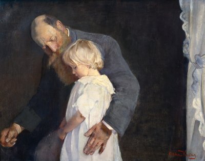 かわいそうな子 (Christian Wrong と Nana) 作： Oda Krohg