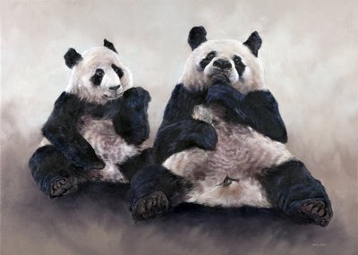 チャイナベア、ピクシウ、2014年（キャンバスにアクリル画） 作： オディール・キッド
