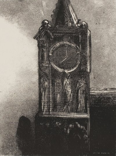 『陪審員』より、塔に鐘が鳴っていた 作： Odilon Redon