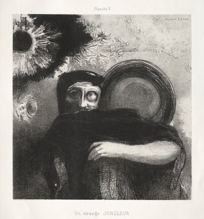 奇妙なジャグラー 作： Odilon Redon