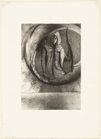 And Beyond、アストラル アイドル、神格化、プレート 2/6 作： Odilon Redon