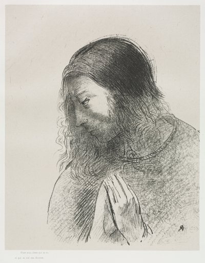 そして私ジョンはこれらのことを見て、聞いた 作： Odilon Redon