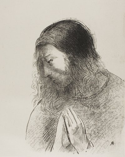 And I John Saw These Things, and Heard They、プレート 12/12 作： Odilon Redon