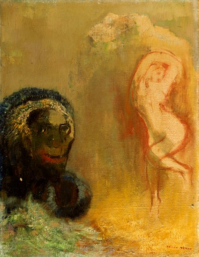 アンドロメダとモンスター 作： Odilon Redon