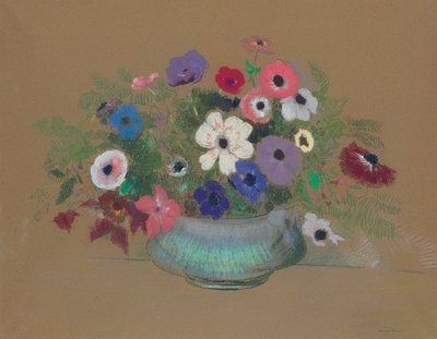 アネモネ 作： Odilon Redon