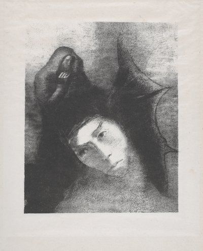 アントワーヌ: 「これで何の意味があるの?」 作： Odilon Redon