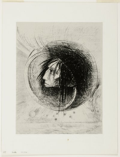開花、In Dreams のプレート 1 作： Odilon Redon