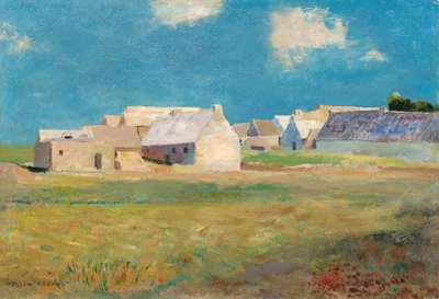 ブレトン村、c。 1890年。 作： Odilon Redon