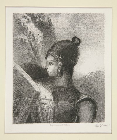 ブリュンヒルデ、ラ レヴュー ワーグネリエンヌの口絵 作： Odilon Redon