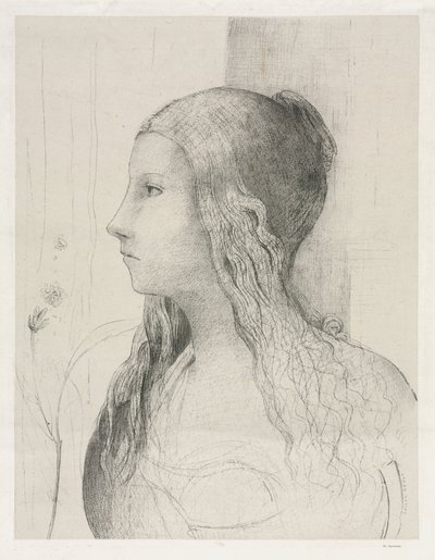 神々の黄昏のブリュンヒルデ、1894年。 作： Odilon Redon