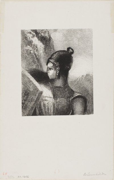 ブリュンヒルデ 作： Odilon Redon