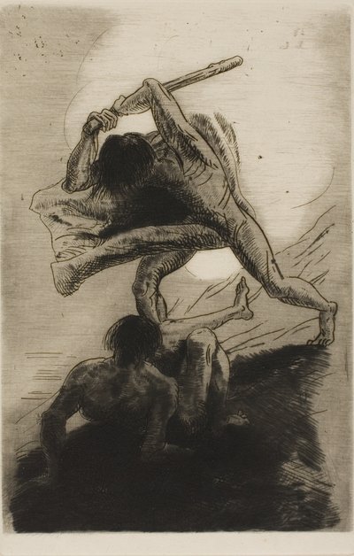 カインとアベル 作： Odilon Redon