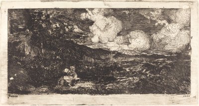 キャバリアギャロパント (ギャロッピングホースマン) 作： Odilon Redon